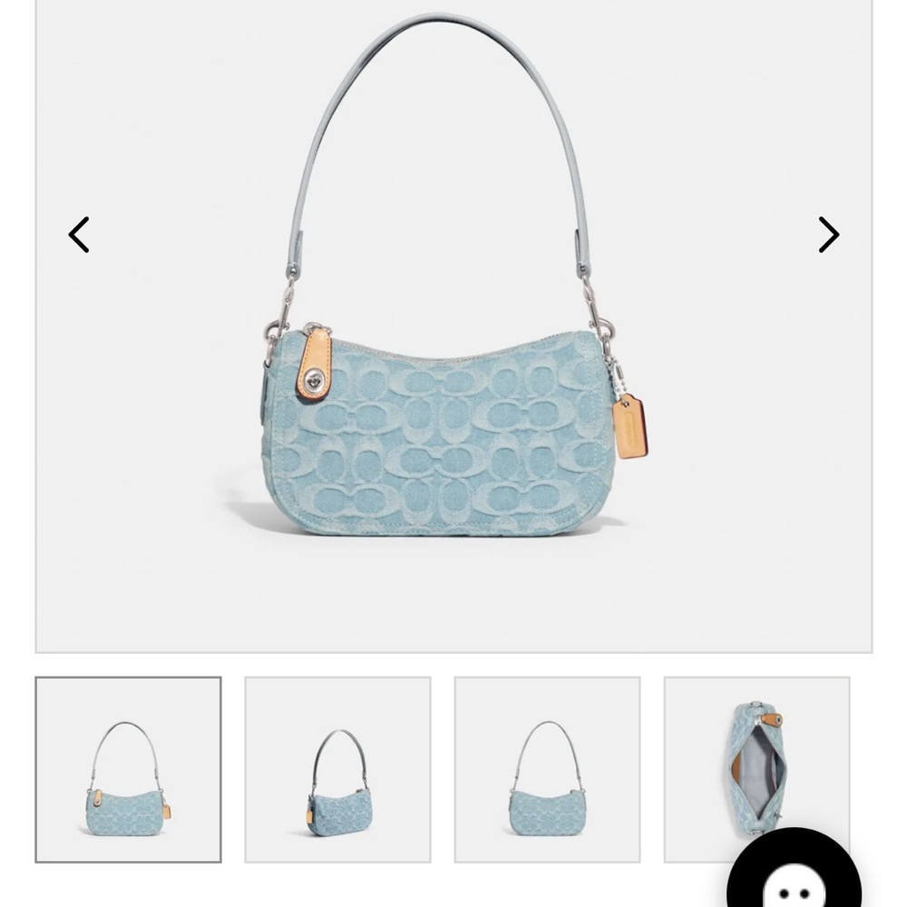 Coach swinger 20 signature denim